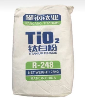 Processo di solfato di Tio2 rutile R-248 Diossido di titanio al 95% per il master batch e altro