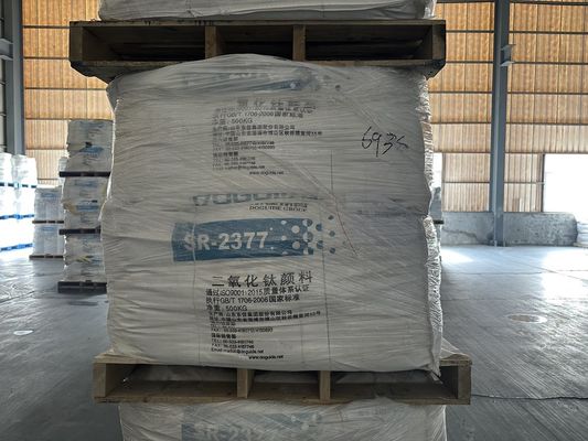 Processo sulfatato TiO2 ≤ 30 μm Dispersibilità dell'olio 25kg-1000kg Sacchetti