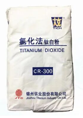 CR-300 Chloride Process Titanium Dioxide Rutile con alta bianchezza ed eccellente stabilità UV per la carta