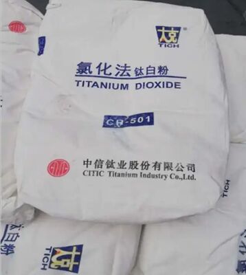 CR-501+ Processo di cloro Diossido di titanio rutile con 99,9% di rutile e 92,5% di TiO2