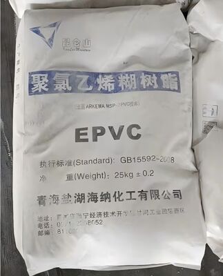 PB1156 EPVC Emulsione resina di PVC K-valore 61 con viscosità plastilina moderata Materia volatile ultra-bassa e eccellente bianchezza termica