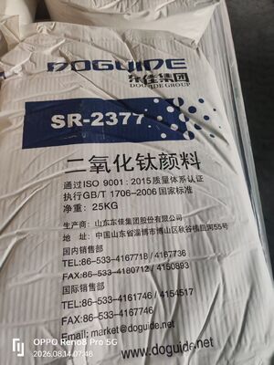 Pittura Originale TIO2 Rutilo Biossido di Titanio Pigmento Sr-2377 Doguide Tio2
