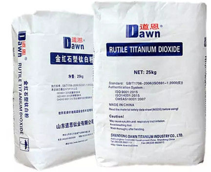 Dawn Titanium Dioxide TiO2 R2195 per acqua e pittura ed inchiostro bassi solventi