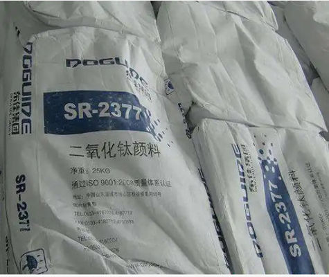 Pigmento bianco del biossido di titanio Tio2 SR-2377 del rutilo in carta della plastica della pittura