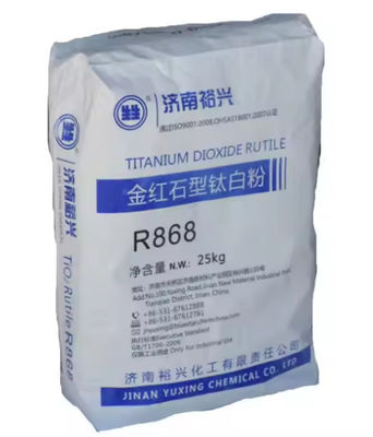 Processo di solfato di Jinan Yuxing Diossido di titanio TiO2 R868 con eccellente ritenzione del lucido per il rivestimento della bobina