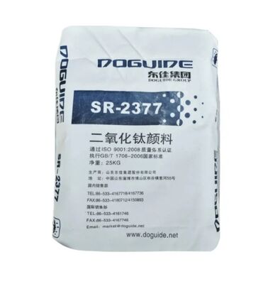 SR 2377 Diossido di titanio rutile di alta bianchezza con eccellente dispersione e resistenza alle intemperie per rivestimenti architettonici