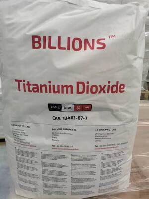 BLR-698 Biossido di Titanio Rutilo Processo Solfato con Elevata Lucentezza Forte Dispersibilità ≥6.50 e Elevata Brillantezza ≥97.0