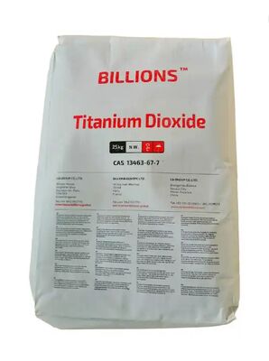 Polvere di Diossido di Titanio Rutile di Alta Qualità con 96,0% di TiO2 e Al. Trattamento superficiale per l'applicazione di inchiostro
