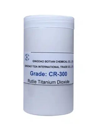 CR-300 Biossido di Titanio Rutilo Processo al Cloro con Stabilità UV, Elevata Brillantezza e Potere Coprente per Carta