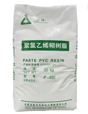 ISO Junzheng P-450 Paste PVC resina in polvere con valore K 65, materia volatile bassa e viscosità stabile per applicazioni industriali
