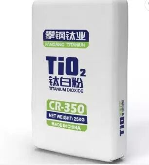 Panzhihua CR-350 Rutile Titanium Dioxide Chloride Process Grade con elevato lucido, resistenza alle intemperie e eccellente dispersione