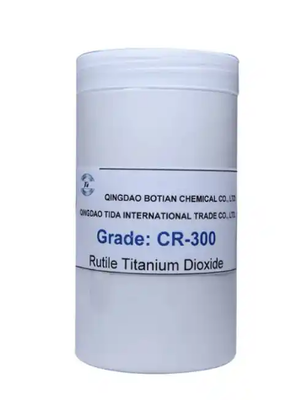 CR-300 Chloride Process Rutile Titanium Dioxide con 99,9% di Rutile, eccellente dispersione e stabilità UV ΔE 0.5