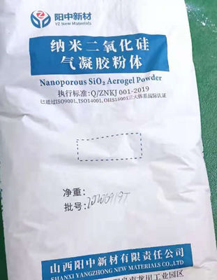 Idrofobicità 99,9% di Nanoporous SiO2 Aerogel De Silica CAS No 7631-86-9