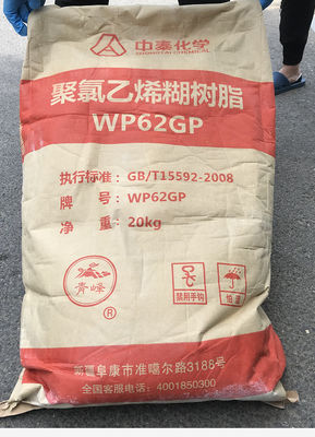 La resina della pasta del PVC di CAS No 9002-86-2 spolverizza Zhongtai WP62GP
