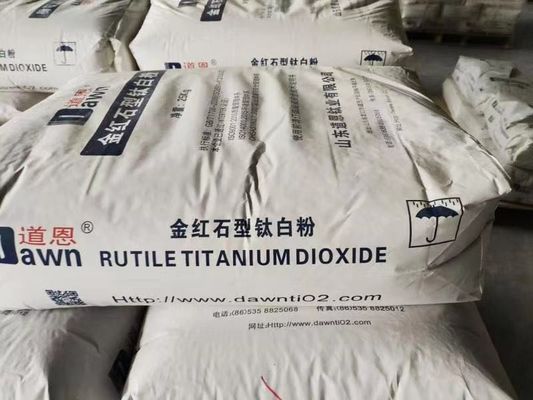 Rutilo TIO2 R-5195 Dawn Rutile Titanium Dioxide Cas di applicazione dell'inchiostro 13463-67-7