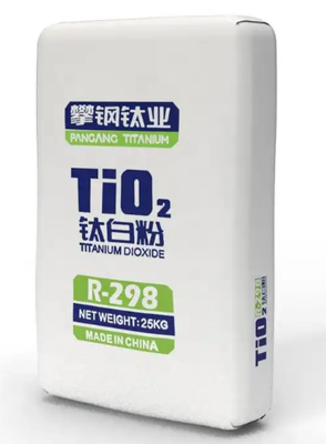 Pigmento Pangang R-298 di biossido di titanio di grado rutilo con elevata purezza di TiO₂, eccellente disperdibilità e basso contenuto volatile